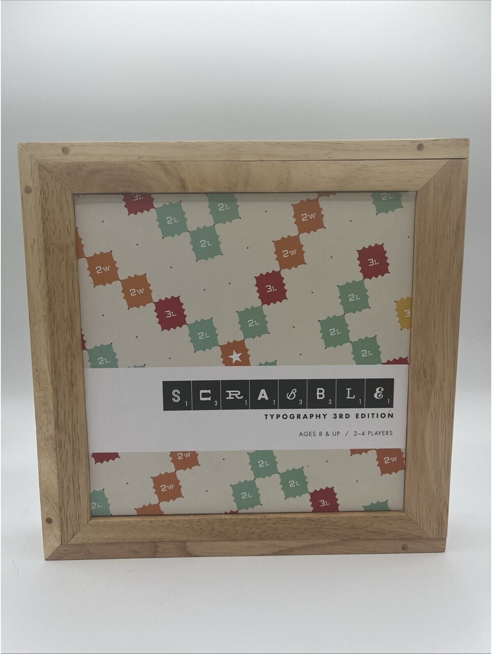 Scrabble Typography 3rd Edition Hasbro by Andrew Capener - CIB *All Pieces*